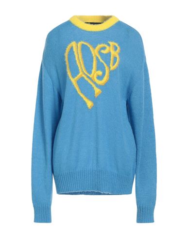 Shop Andersson Bell Woman Sweater Azure Size S/m Acrylic, Nylon, Wool, Alpaca Wool In Blue