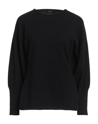 FABIANA FILIPPI FABIANA FILIPPI WOMAN SWEATER BLACK SIZE 10 VIRGIN WOOL, SILK, CASHMERE 