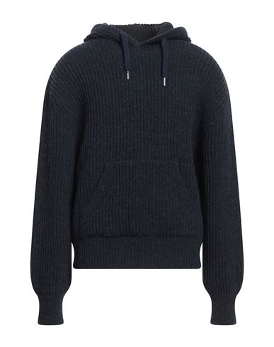 Shop Ami Alexandre Mattiussi Man Sweater Midnight Blue Size L Virgin Wool