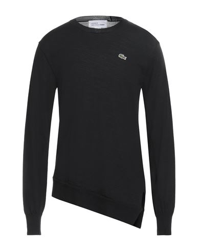 Shop Lacoste X Comme Des Garçons Shirt Man Sweater Black Size L Wool