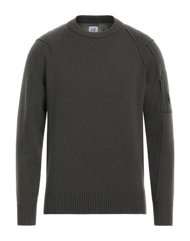 Shop C.p. Company C. P. Company Man Sweater Military Green Size 40 Wool, Polyamide