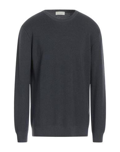 Shop Filippo De Laurentiis Man Sweater Lead Size 48 Merino Wool In Grey