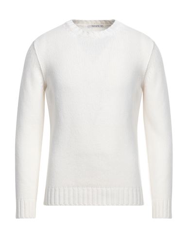 Shop Kangra Man Sweater Ivory Size 44 Wool In White