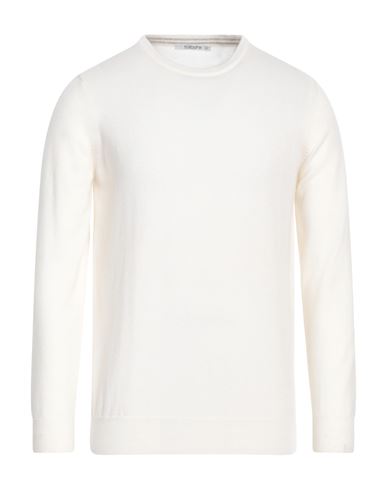 Shop Kangra Man Sweater Ivory Size 44 Cashmere In White