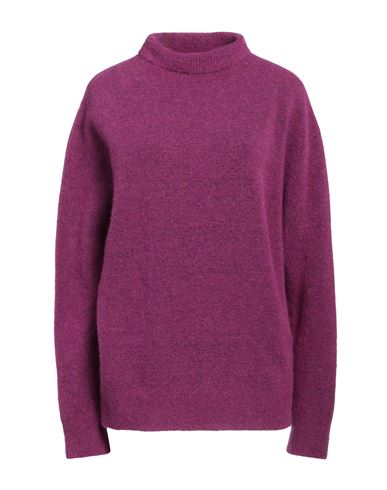 Alysi Woman Turtleneck Mauve Size Xl Alpaca Wool, Polyamide, Merino Wool, Elastane In Purple