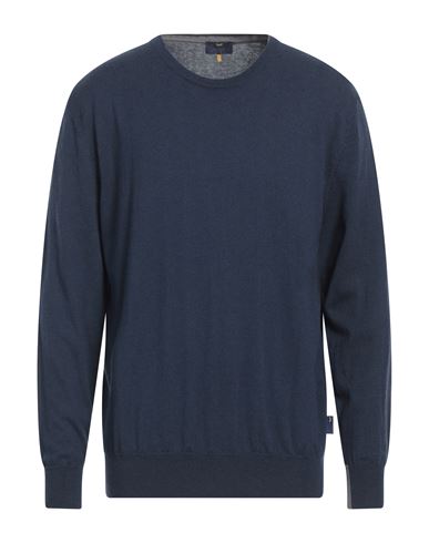 Shop Armata Di Mare Man Sweater Midnight Blue Size 46 Cotton, Wool