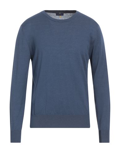 Shop Armata Di Mare Man Sweater Slate Blue Size 44 Cotton, Wool