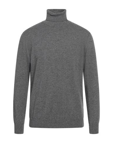 Shop Kangra Man Turtleneck Grey Size 48 Cashmere
