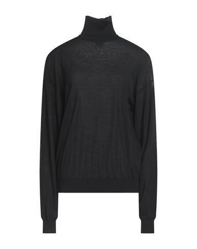 Shop Saint Laurent Woman Turtleneck Black Size S Wool