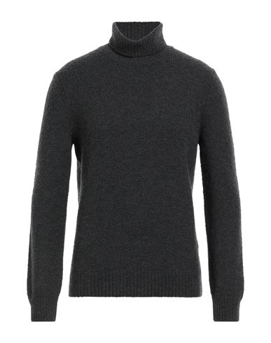 Gran Sasso Man Turtleneck Lead Size 38 Wool, Polyamide, Cashmere In Grey