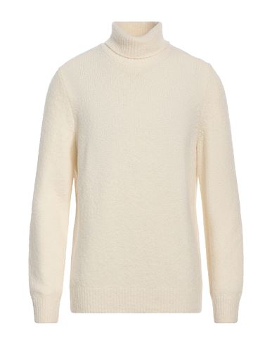 Gran Sasso Man Turtleneck Cream Size 44 Wool, Polyamide, Cashmere In White