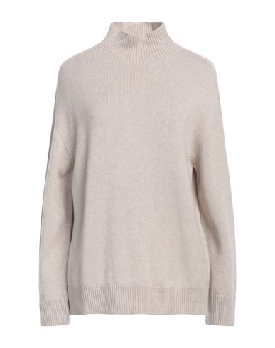 Shop 's Max Mara Woman Turtleneck Beige Size L Cashmere