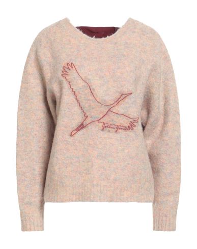 Golden Goose Woman Sweater Sand Size S Synthetic Fibers, Wool, Viscose, Mohair Wool, Silk In Pink