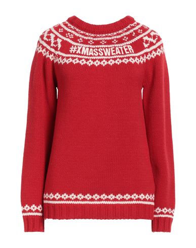 Shop Red Valentino Woman Sweater Red Size L Acrylic, Wool, Polyester
