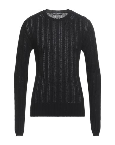 Shop Dolce & Gabbana Man Sweater Black Size 38 Cotton, Viscose, Polyamide