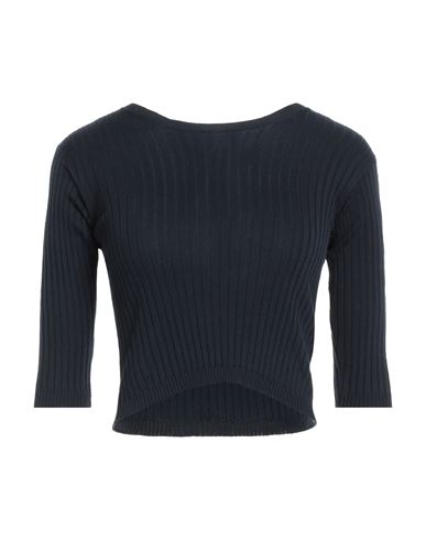 Shop Red Valentino Woman Sweater Midnight Blue Size S Cotton, Viscose, Pvc - Polyvinyl Chloride