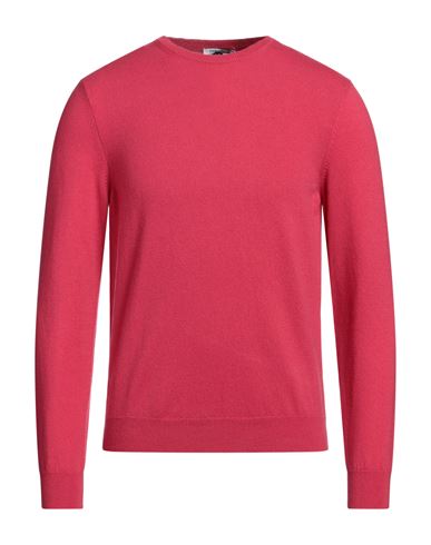 Heritage Man Sweater Fuchsia Size 40 Cashmere In Pink