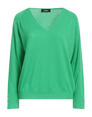 Gran Sasso Woman Sweater Green Size 8 Cashmere