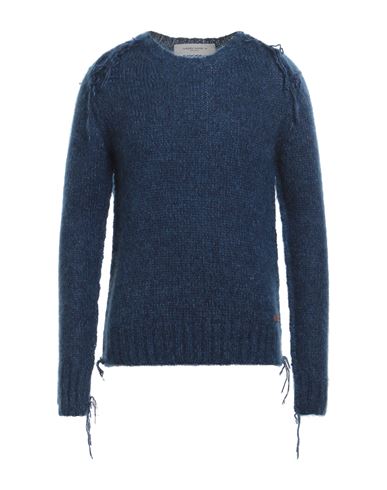 Shop Golden Goose Man Sweater Blue Size M Virgin Wool, Mohair Wool, Silk