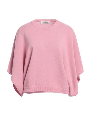 Valentino Garavani Woman Sweater Pink Size M Virgin Wool, Cashmere