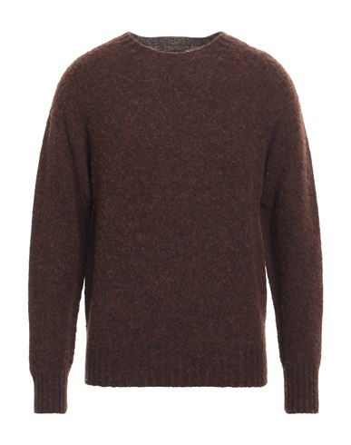Shop Howlin' Man Sweater Cocoa Size M Wool In Brown