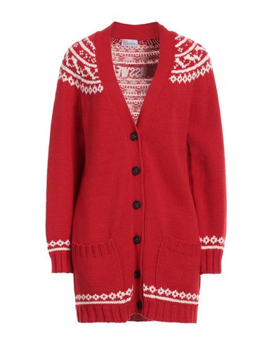 Shop Red Valentino Woman Cardigan Red Size M Acrylic, Wool