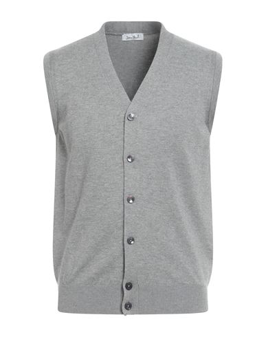 Jean Paul Man Cardigan Grey Size L Viscose, Polyamide, Acrylic, Cashmere