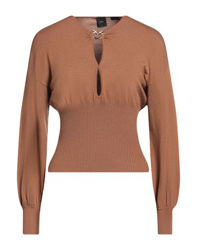 Shop Pinko Woman Sweater Brown Size Xs Wool, Polyamide