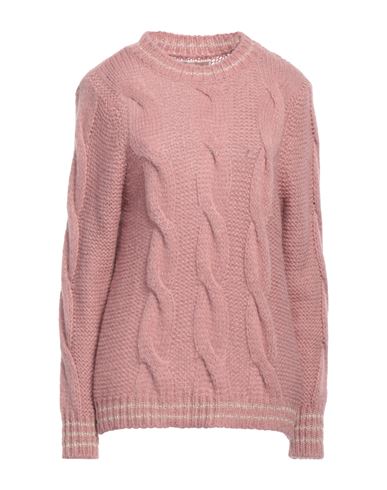 Shop Kocca Woman Sweater Pink Size L Acrylic, Polyamide, Mohair Wool, Wool