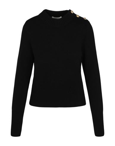 Alexander Mcqueen Button Detailed Cashmere Sweater Woman Sweater Black Size S Cashmere