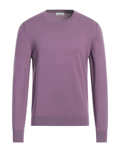 Jean Paul Man Sweater Purple Size Xl Viscose, Polyamide, Acrylic, Cashmere