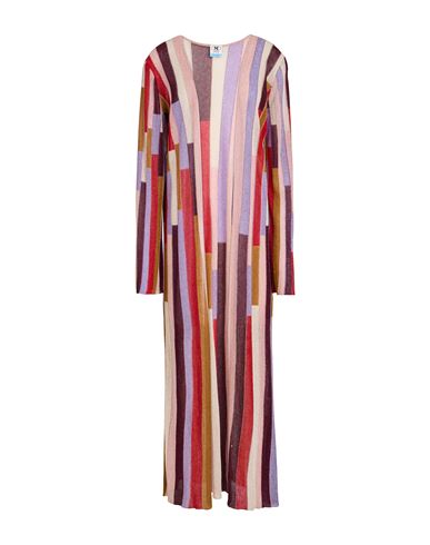 Shop M Missoni Woman Cardigan Light Pink Size 4 Viscose, Metallic Fiber, Polyester