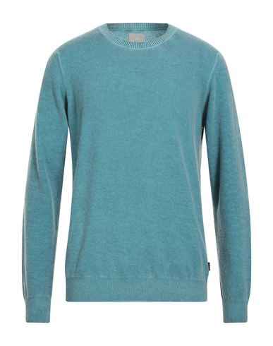 At.p.co At. P.co Man Sweater Turquoise Size S Wool, Polyamide In Blue