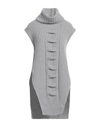 Shop Stella Mccartney Woman Turtleneck Grey Size S Cashmere, Wool