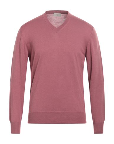 Shop Altea Man Sweater Pastel Pink Size L Virgin Wool
