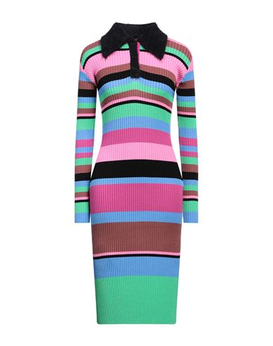 Andersson Bell Woman Midi Dress Magenta Size Xs Viscose, Polyester, Nylon