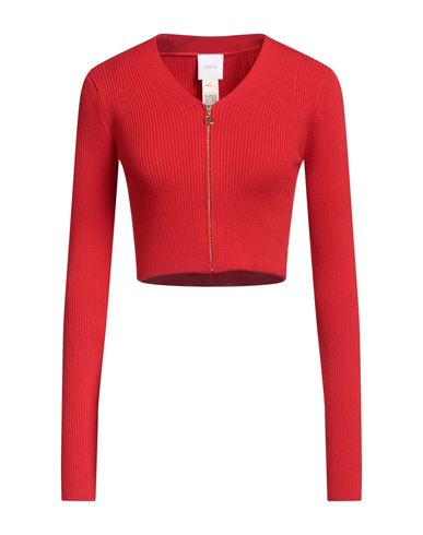 Shop Patou Woman Cardigan Red Size M Merino Wool, Polyamide, Elastane