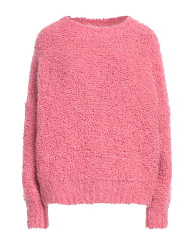 Noodle Italia Woman Sweater Pink Size L Acrylic, Mohair Wool, Polyester, Wool