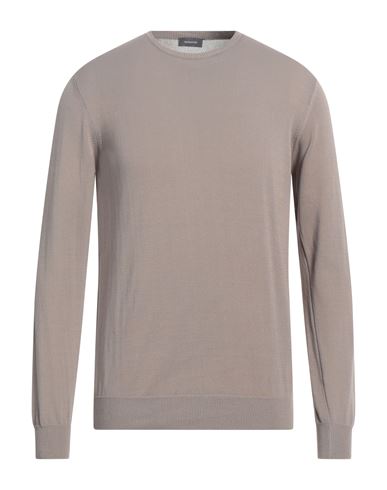 Shop Rossopuro Man Sweater Dove Grey Size 4 Cotton