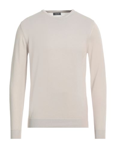 Shop Rossopuro Man Sweater Beige Size 4 Cotton