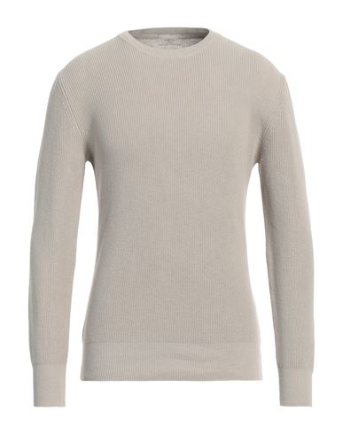 Altea Man Sweater Beige Size M Linen, Cotton In Neutral