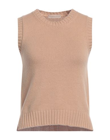 Purotatto Woman Sweater Beige Size 4 Cashmere In Neutral