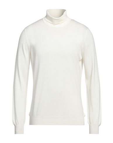 Lardini Man Turtleneck Ivory Size 40 Wool In White