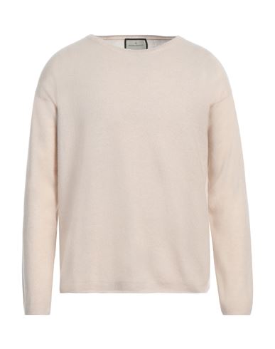 Bruno Manetti Man Sweater Beige Size L Cashmere
