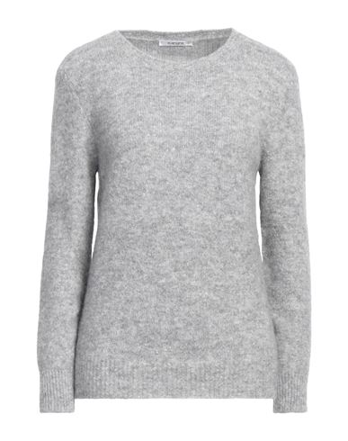 Kangra Woman Sweater Grey Size 10 Alpaca Wool, Cotton, Polyamide, Wool, Elastane