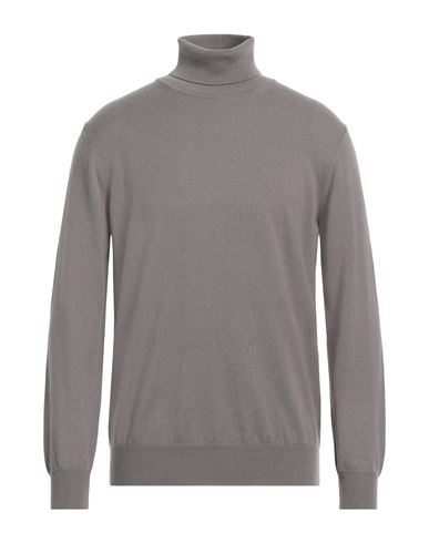 Kangra Man Turtleneck Grey Size 46 Wool, Silk, Cashmere In Gray