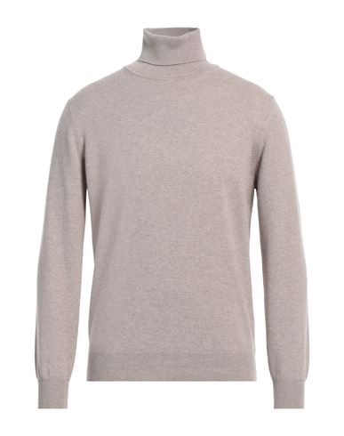 Shop Kangra Man Turtleneck Beige Size 46 Wool, Silk, Cashmere