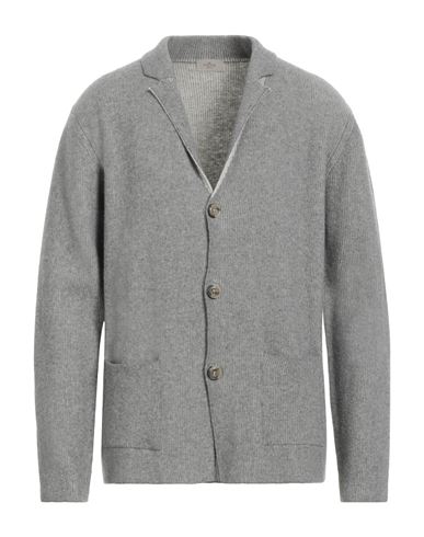 Shop Altea Man Cardigan Grey Size L Virgin Wool