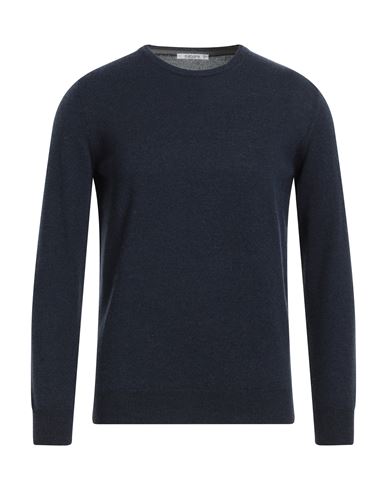 Kangra Man Sweater Navy Blue Size 44 Wool, Silk, Cashmere