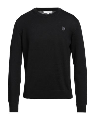Maison Kitsuné Man Sweater Black Size L Wool
